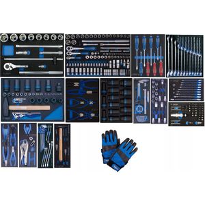 King Tony 308-delige Gereedschapset met EVA Schuim Lades