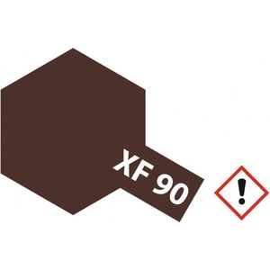Tamiya XF-90 Red Brown 2 - Matt - Acryl - 10ml Verf potje