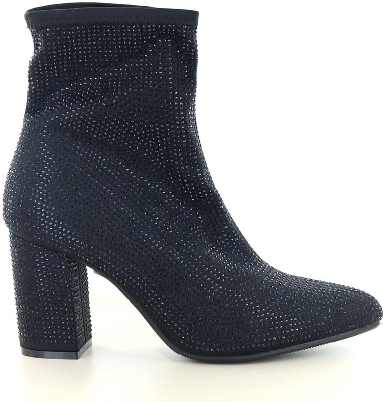 La Strada - 2285263 - Enkellaarsje - Met Steentjes - Blokhak 6 cm