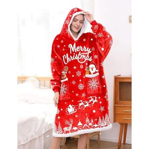 Oversized hoodie, fleece enorme draagbare deken voor vrouwen en mannen