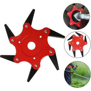 Trimmerkop 6 tanden - Maaikop bosmaaier - Onkruidverwijderaars - Grasmaaier - Grastrimmer - Onkruid verwijderen - Accessoires voor grasmaaiers - Tuin - Tuingereedschap - 70 mm blade - ø 152 mm