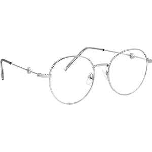 Northio, Anti Blauw Licht Bril - Maan - Zilver