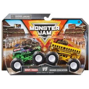 Monster Jam - grave Digger vs. Higher Education - Speelgoedvoertuig - Schaal 1:64 - Speelgoed Auto