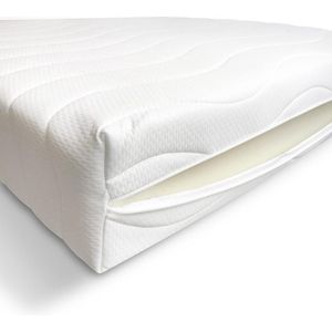 Matrashoes met rits - Elegance - Anti Allergie - 140 x 200 - Dikte 17 cm