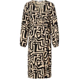 Noppies - Molde - Jurk - Zwangerschap - V-hals - Lange Mouwen - Grafische Print