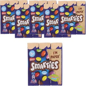 6x Smarties 3-pack 102 gram - Voordeelverpakking Snoepgoed