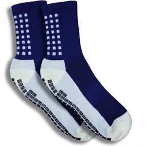 Go Go Gadget - Gripsokken - Geschikt voor Voetbal, Tennis, Hardlopen & Handbal - Anti Blaren | Compressie - Prestatieverhogend - One Size - Donker Blauw