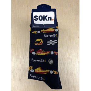 SOKn. Trendy sokken *FORMULE 1 * maat 40-46 (ook leuk om kado te geven !)