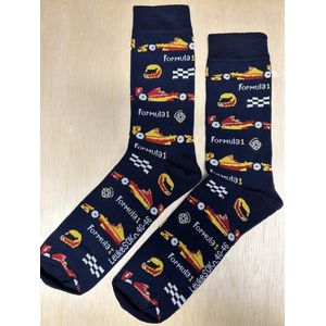 SOKn. Trendy sokken *FORMULE 1 * maat 40-46 (ook leuk om kado te geven !)