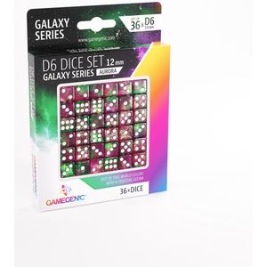 Gamegenic D6 Dice Set 36pcs Galaxy Series: Aurora