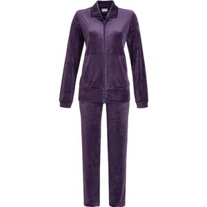 Paars Ringella huispak velours - Paars - Maat - 40