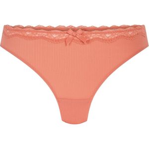 Hunkemöller Dames Lingerie String Lola - Roze - maat S