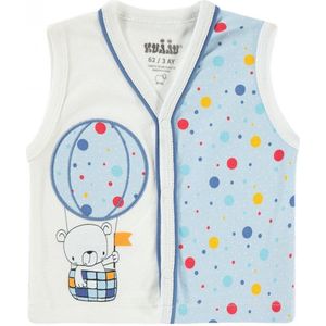 Vest met handgemaakte speenkoord en bijtring - Jongens - Baby vest