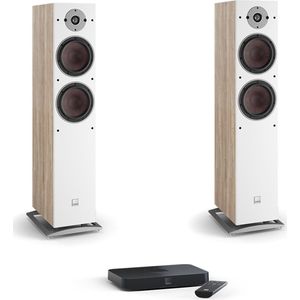 DALI Oberon 7C - Licht Eiken + Soundhub Compact- Bundel