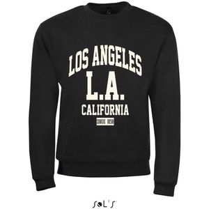 Sweatshirt 2-206 LA California - Zwart, xS