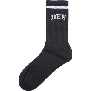 DEF - College Sokken - 35/38 - Zwart