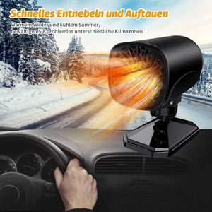 Auto verwarming - Auto heater - 12V - Autoverwarmer - Auto kachel - Auto verwarming ventilator - Must Have voor de winter!