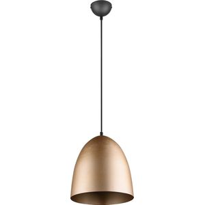 LED Hanglamp - Hangverlichting - Torna Lopez - E27 Fitting - 1-lichts - Rond - Mat Goud - Aluminium