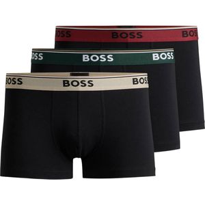 Boxershorts - Zwart - Rood - Donkergroen - Crème - 95% Katoen - 5% Elastaan