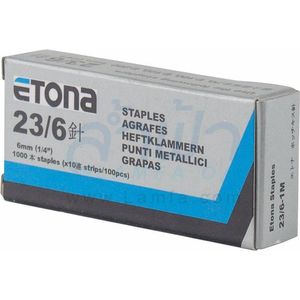 Etona - serie 23 nietjes 23/6 - 10x1000stuks