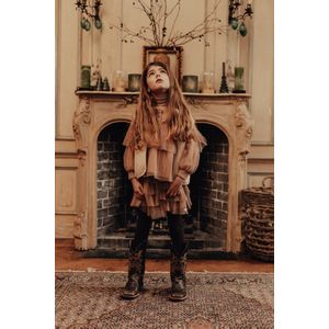 Meisjes rok Novai sand Plissé 86-92