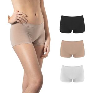 Multipack dames boxershorts van microvezel - comfortabele naadloze onderbroeken