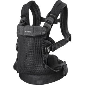 BabyBjörn Draagzak Harmony - 3D Mesh - Zwart - Buikdrager - Rugdrager – Ergonomisch – Zachte details