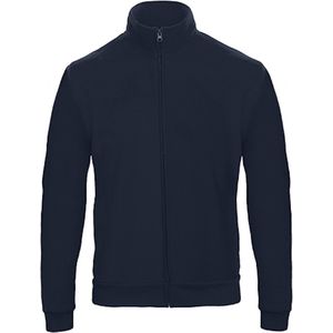 Herenvest 'ID.206' met rits en opstaande kraag B&C Collectie maat XS Navy