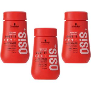 Schwarzkopf Osis+ Dust It Volume Poeder Triple Set- 3x10g