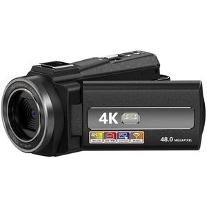 Videocamera 4K/48MP/16x Zoom/IR nachtzicht/afstandsbediening