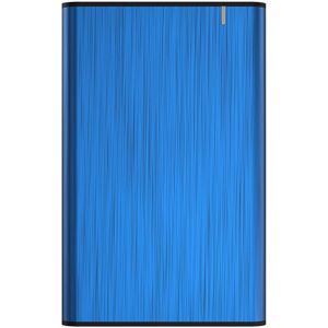 Aisens - ASE-2525BLU - Externe SSD-behuizing - Blauw - 2,5 inch - Aluminium