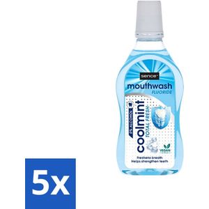 5 x Sence - Fresh Coolmint - Mondwater - Verfrissend - 500 ml - Coolmint - Sence