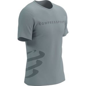 Compressport Logo SS Tshirt M - Alloy/Steel Gray - M