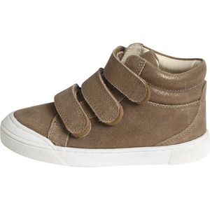 Vertbaudet Leren MID-sneakers met klittenband, kleutercollectie meisjes