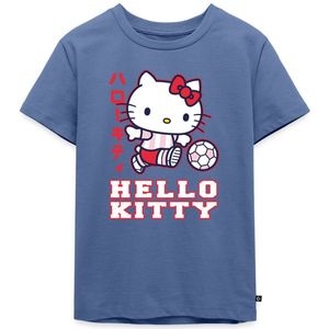 Hello Kitty Speelt Voetbal Premium T Shirt Kinderen