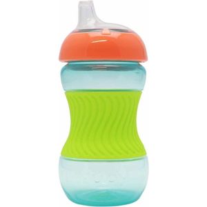 Nuby Beker Mini Easy Grip Met Silicone Huls Green 180ml 4mnd+