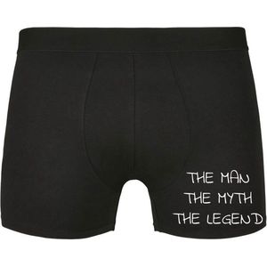 The man the myth the legend Heren Boxershort - humor - vriend - onderbroek - grappig