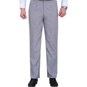 Livano Linnen Broek Heren - Zomerbroek - Volwassenen - Lange Broek - Pantalon - Strandbroek - Zomer - Ibiza Stijl - Lichtgrijs - Maat XXS