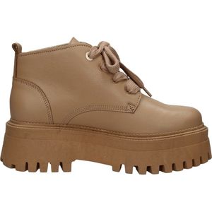 Bronx Groov-y Chunks Veterschoenen Hoog - cognac - Maat 37