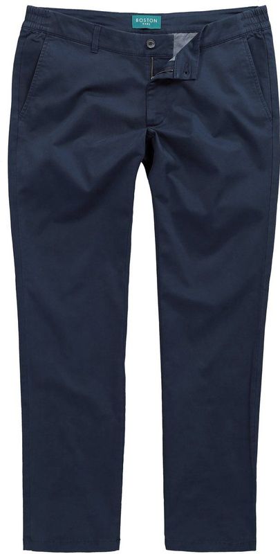 Boston Park - Heren - Boston Park chino Buik-Fit band elastisch aan de zijkant - Navy blauw - Maat 70