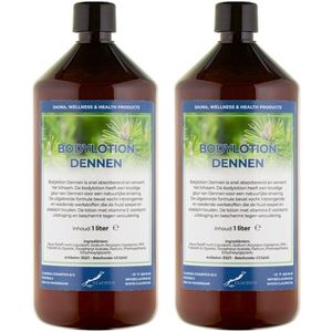 Bodylotion Dennen 1 Liter - set van 2 stuks