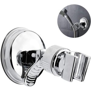 Verstelbare Douchekop Houder- Zuignap muurbevestiging - Verwijderbare ABS chroom houder - Removable Handheld Showerhead-Voor badkamer & douche