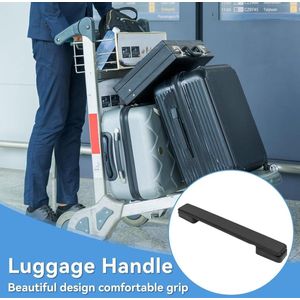 Inovra - 20cm Handvat Vervanging voor Koffer - Kunststof Handvat voor Koffer - Handvat voor Koffer Vervanging - Kofferaccessoires . - Make-up koffer