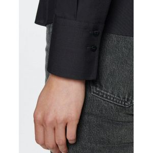 Seidensticker - 80604 - Damesblouse - Zwart - Lange Mouwen