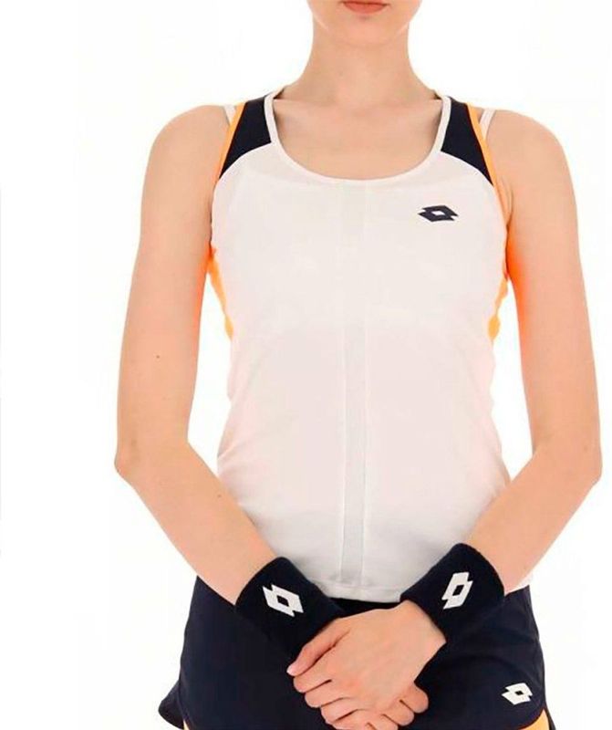 Lotto Top Iv Mouwloos T-shirt Wit S Vrouw