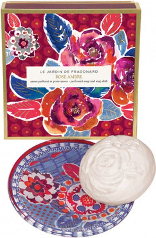 Fragonard - Rose Ambre - Handzeep - Inclusief Zeepschaaltje