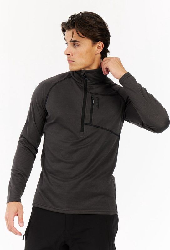 Protest - PRTRekody - Top - Deep Grey - 1/4 Ritssluiting - Heren