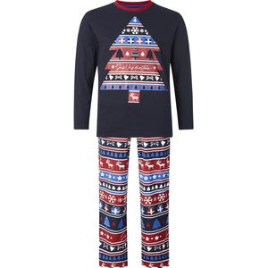 Pyjama ERILERT donkerblauw gedrukt
