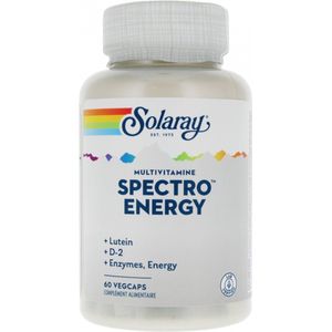 Solaray Spectro Energy Multivitamine 60 Plantaardige Capsules