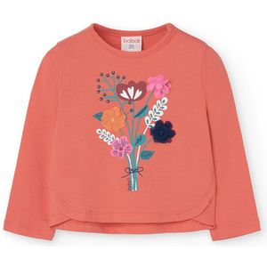 Boboli Knit T-shirt Met Lange Mouwen Roze 12 Months Meisjes